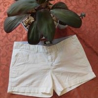 Shorts blanco y rojo talla S image