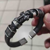 Pulsera cuero para hombre image