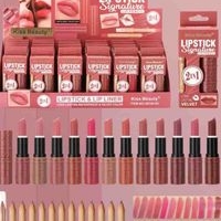 Dúo Labial en barra y Lápiz delineador Kiss Beauty image