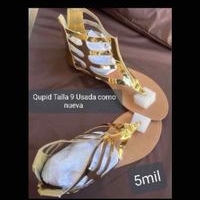 Sandalias doradas Talla 9 image
