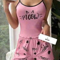 Pijama Rosa Meow image