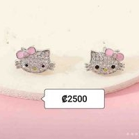 Aretes Hello Kitty Brillantes image