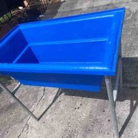 Tina de Plástico Azul image