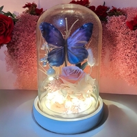 Decoración LED con mariposa image