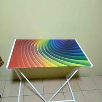 Escritorio de Vidrio multicolor  image