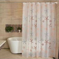 Cortina de baño decorativa image