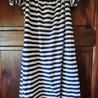 Vestido a rayas elegante image