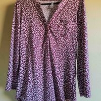 Blusa estampada elegante image
