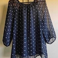 Blusa de gasa elegante image