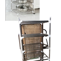 Estante de cocina metálico image