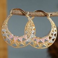 Aretes ORO14K Tipo U image
