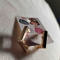 Aretes dorados geométricos image