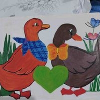 Cuadro decorativo de patos image