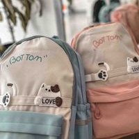 Mochila Bot Tom con diseño de gatos image