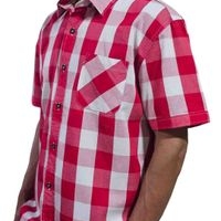 Camisa a cuadros roja image