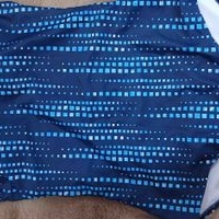 Traje de baño deportivo azul talla s image