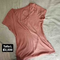 Blusa rosa talla L image