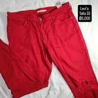 PantalĂłn Levi's Rojo Talla 33 image
