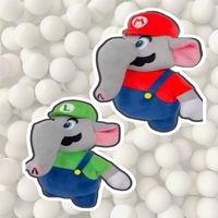 Peluches de elefante Mario y Luigi image