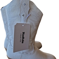 Botas vaqueras blancas Rollda image