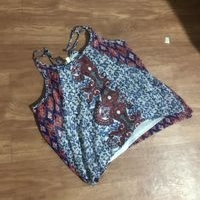 Blusa de tirantes estampada image