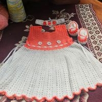 Vestido de bebé tejido a crochet image