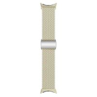 Correa de reloj trenzada beige image