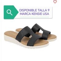 Sandalias Kensie USA negras Talla 9 image