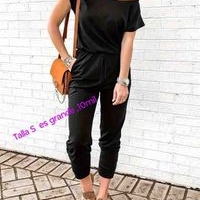 Mono negro casual talla S image