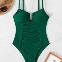 Traje de baño verde image