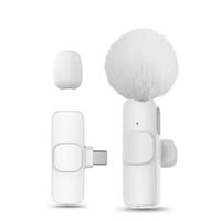 Micrófono inalámbrico con adaptador USB-C color blanco image