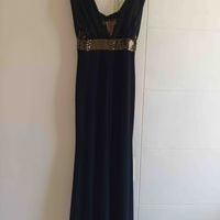 Vestido largo con lentejuelas image