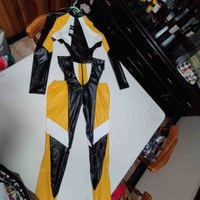 Traje de Formula 1 de cuero sintético tallaM-L image