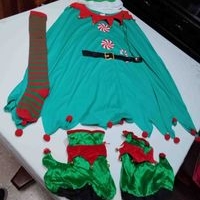 Disfraz de duende navideño Talla M image