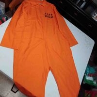 Disfraz de prisionero naranja talla XL image