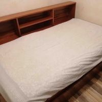 Cama individual nido con cabecera de madera image