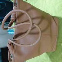 Bolso de cuero marrón image