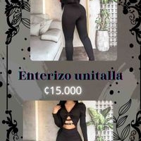 Enterizo unitalla negro image