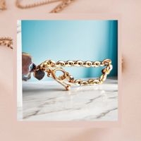 Pulsera de acero inoxidable corazón image