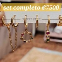 Set de aretes sin níquel image
