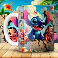 Taza con diseño de Stitch image