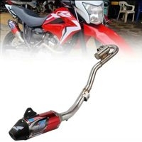 Escape de moto CRF230F acero inoxidable image