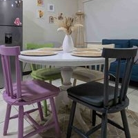 Juego de comedor colorido image