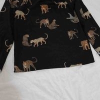 Blusa estampada de leopardo image