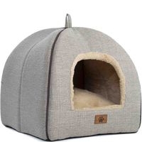 Cama tipo iglú para mascotas image