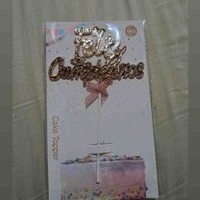 Cake Topper Feliz Cumpleaños image