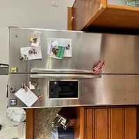Refrigerador de acero inoxidable con dispensador image