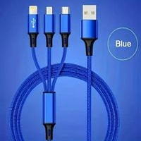 Cable de carga 3 en 1 color azul image