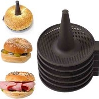Molde para bagels de silicona ( pack de 6 unidades ) image