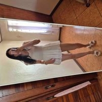 Vestido CORTO blanco playero, talla xs image